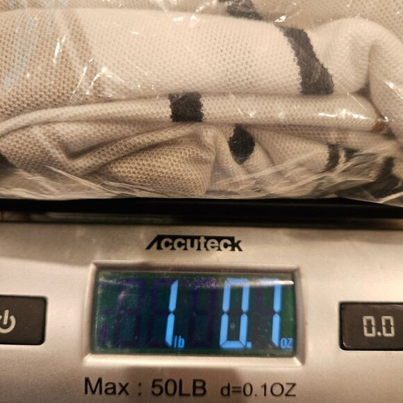 Karl Kani Gold Striped Polo Shirt 4X White Brown Black Mens Cotton/Polyester - Picture 11 of 11